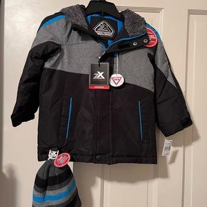 Kids snowboarding zeroxposur jackets